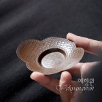 [다도 다기받침] 예향원 순수공 베고니아 순동 찻잔 받침 5개 세트 E-9565 : 예향원