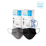 데이앤핏 KF94 덴탈형 마스크 120매 블랙 : 와이케이네스트