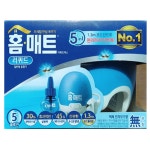 홈매트 리퀴드 맥스 제로 훈증기+45일 리필 1개입 액상 액체 전자 모기향 모기약 교체용 : 컬러포