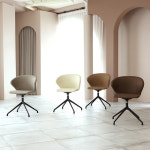 헤르 리볼빙 회전 홈카페 다이닝 암체어 : 퍼니픽