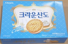 크라운 제과 딸기 산도 323g : 곰돌이아저씨