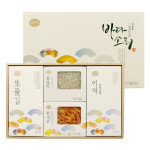 [바다소리] 보람2호 곱창돌김 남해멸치 꽃새우 미역 선물세트 : 선해수산 바다소리