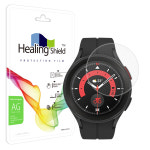 갤럭시 워치 저반사 지문방지 액정보호필름 2매 갤럭시워치5 프로, 45mm : 힐링쉴드
