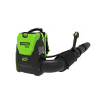 그린웍스 60V 충전식 무선 송풍기 배낭 낙엽 청소기 백팩 제설 충전 브로워 배부식 : 제르가