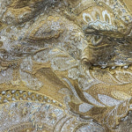 카야텍스(화이트 +) 고급 자가드 원단 (자카드 원단) 2026-3848 58인치 : 카야텍스CHAYAH TEX