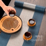 [다도 다석 러너] 예향원 투톤컬러 폴리 방수 티테이블 매트 E-9568 : 예향원