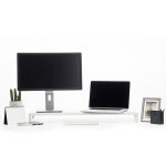 비컴피 와이드 900 듀얼 모니터 받침대 서랍 높이조절 대형 높은 컴퓨터 거치대 : 비컴피