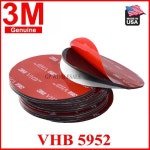 3M 스티커 고프로 지원 가능 양면 3M 자기 접착 스티커 패드 대시 캠 카메라 용 5952 검정색 : 좋은물건과좋은사람