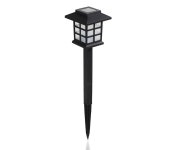 태양광 충전 주차장 유도등 태양등 정원등 LED 조명 집모양 백색 : Runner Mart