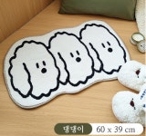냥냥댕댕러그 발매트 미니 고양이 강아지 털 카페트 : 스무슬리