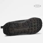 토즈 22FW NO_CODE J 라이트웨이트 패브릭 레더 스니커즈 BK : 더파이몰