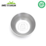 AMG 티타늄 티탄 접시세트 4pcs (케이스 포함) 초경량 캠핑 백패킹 식기 : 펌프아웃도어