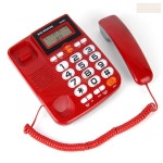 레드 큰 번호 어르신 발신표시 유선전화기 가정용 집전화기 일반전화기 수화기 : 요즘살림