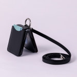 갤럭시 Z플립4 카드 지갑 케이스 천연소가죽 비비지 힌지보호 폴라리스 : 본아띠