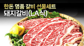 25년 설 선물용 보성녹돈 한돈 LA식 돼지갈비 3kg : 식품전문푸드샵