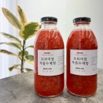 딸기라즈베리 수제청 딸기라떼 500ml : 메리파인
