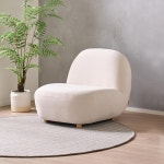 편안한 힐링공간 고급패브릭 1인용 소파(2색) 심플 아파트 디자인 원룸 카페 유럽풍 : 자르파라