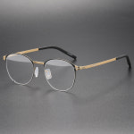 J1621 티타늄 14.3g 특이한 경량 남자 여자 안경 테 : 24스퀘어