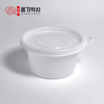 원형반죽용기 120파이(130파이) 450ml - 600개 세트(뚜껑포함)전자렌지 국물 : 용기박사