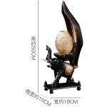 코끼리 침대스탠드 거실 무드 선물 인테리어 빈티지 태국 장식등 : 부성상점