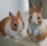 2토끼 장식품 레빗 마블 인형 인테리어 소품 디자인 디스플레이 상품 : 핫비비몰