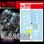 설염데칼 MG102 MG 구프 커스텀 UV 형광 - 습식 데칼 건담 건프라 프라모델 모형 : 지온샵