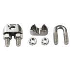 스텐와이어클립 M2 U볼트 크립 와이어고정 유볼트 : 고려상사