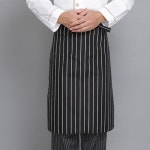 업소용 앞치마 카페 바리스타 셰프 쉐프 서빙 홀 주방 공방 화방 스트라이프 생활방수 허리 : 컬쳐쇼크코리아