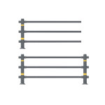 무단횡단금지휀스 가로형(진회색) : 안전애