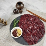 장가한우 당일도축 한우 뭉티기 200g + 한우 국거리 200g : 장가한우