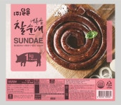 달솔 너른골 찰순대 1kg + 순대소금 1봉 : 대하유통