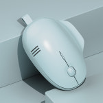 인체공학 디자인 저소음 노트북 PC 무선 광 마우스 AWM-05 민트 : 국진이