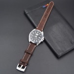 Handmade Vintage 18 19 20 21 22mm MIDO Casio Tissot Longines Citizen watchbands straps 용 가죽 고 시계 호환용 : local92