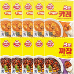 오뚜기 3분 카레 약간매운맛 5개+짜장 5개 간편식 : 데이월드