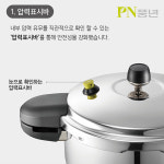PN풍년 하이클래드 뉴파이브IH 압력솥 4.5L/8인용 통5중 뉴엣지핸들 인덕션 압력밥솥 : 에이치컴퍼니 주식회사
