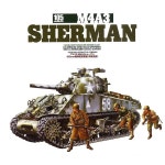 Tamiya 35251 1/35 M4A3 105mm Sherman 중형 탱크 군인 조립 모델 빌딩 키트 건담 취미 용 플라스틱 장난감 DIY : 도이치굿 유로라이프
