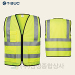티뷰크 TBS-5022 신호수 야광 반사 조끼 야간 작업복 안전 단체 건설 근무 공업 : 주식회사 삼정종합상사