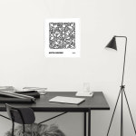 Keith Haring  키스해링 아티스트 그림 오프셋 인쇄 : 그레이 하우스