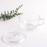 간식그릇 전자렌지용 투명유리 시리얼 볼 : 해드리