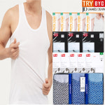 BYC 제임스딘 트라이 남자 런닝 민소매 반팔 : 언더하우스