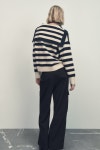 ZARA 자라 스트라이프 니트 스웨터 4938/123 : 해크니
