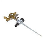 스틸 스프링쿨러 정원 텃밭 잔디 360도 회전 스프링클러 물분사기 자동물주기 : 태이스토어