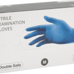 더블세이프 니트릴장갑 식품용 화이트 블랙 블루 의료용 니트릴글러브 100매 : 메디부스트