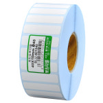 북원라벨 유포지 40X10mm 지관40mm 냉동 냉장용 방수라벨 BLU-401040 : 노원바코드라벨