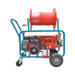 대원 80A 동력분무기 뱅가드 6.5마력 키시동 엔진 호스릴 밀차세트 : 우진테크툴