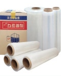 정민 스트레치필름 stretch film 공업용랩 포장용랩 산업용랩  투명 10MIC 4롤 : 유한회사정민