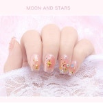 1 상자 골드 해양 쉘 불가사리 네일 아트 장식 3d 미니 금속 합금 Accessoires 매니큐어 도구 DIY : 월드포유