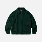 프리즘웍스 Collar half zip sweatshirt 002 _ dark green : 우 스토어
