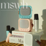 Mswh 머레이 휴대용 노래방 러블리 미니 노래반주기 블루투스 M-Bird : Mswh