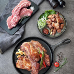 돈대갈비 1kg 국내산 한돈 냉장 돼지 통갈비 포갈비 생 갈비 구이용 찜용 돼지 생갈비 : 푸드캠핑